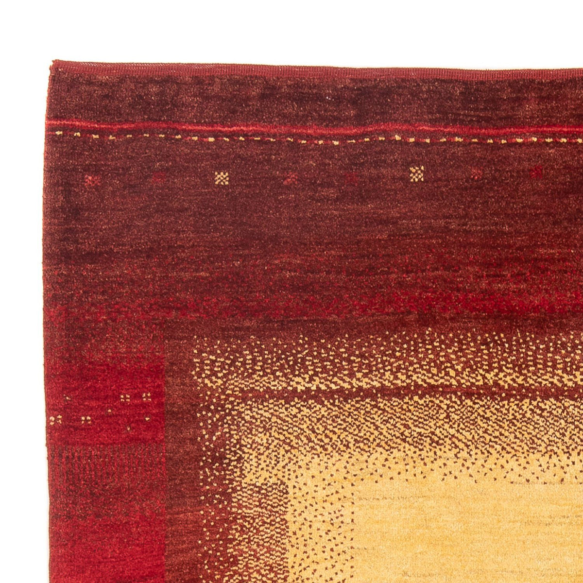 Persisk Gabbeh Teppe 151x187cm - Perserteppich Wollteppich