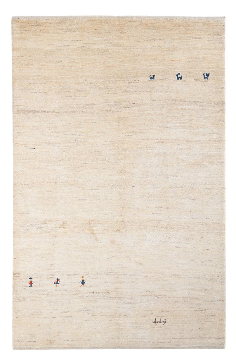 Persisk Gabbeh Teppe 202x138cm - Perserteppich Wollteppich