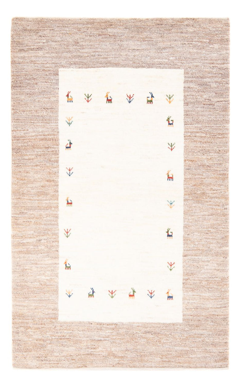 Persisk Gabbeh Teppe 103x156cm - Perserteppich Wollteppich