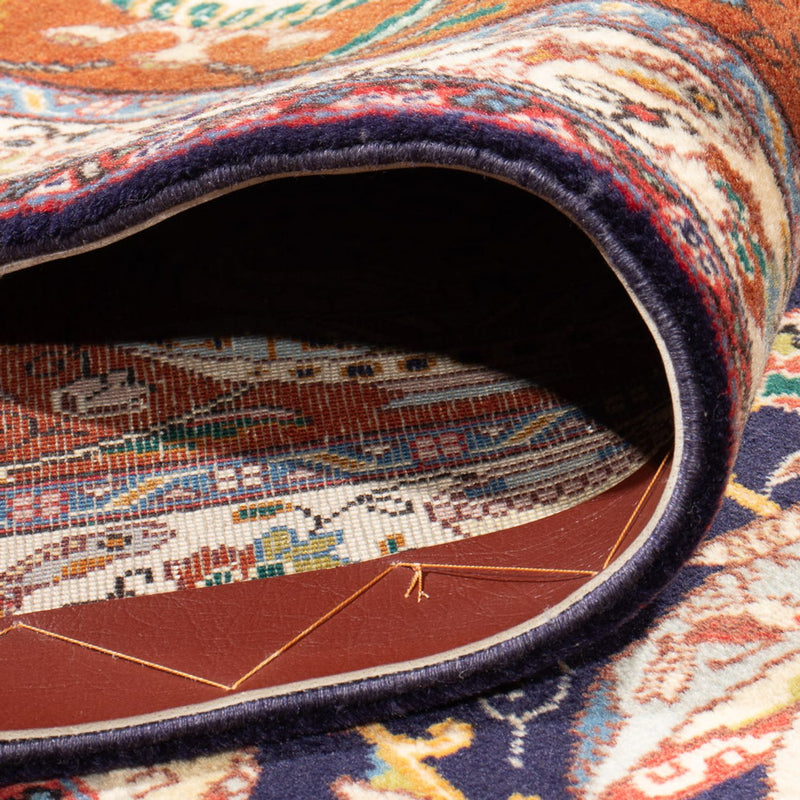 Persisk teppe - Tabriz - 387 x 300 cm - mørkeblå