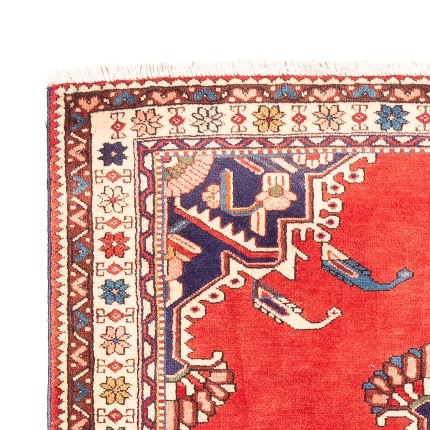 Persisk teppe - Nomadisk - 154 x 109 cm - rød