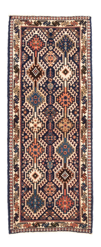 Løper Persisk teppe - Nomadisk - 140 x 50 cm - mørkeblå – product image