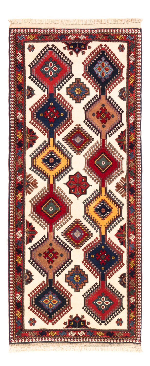 Løper Persisk teppe - Nomadisk - 184 x 80 cm - krem