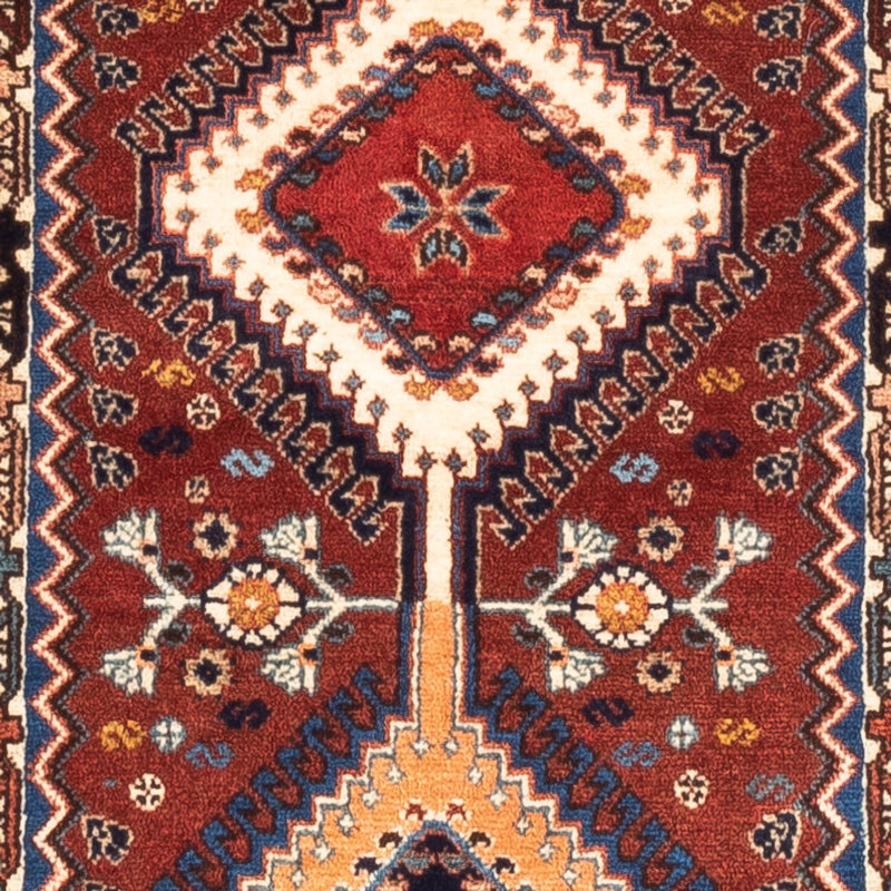 Løper Persisk teppe - Nomadisk - 194 x 60 cm - rød