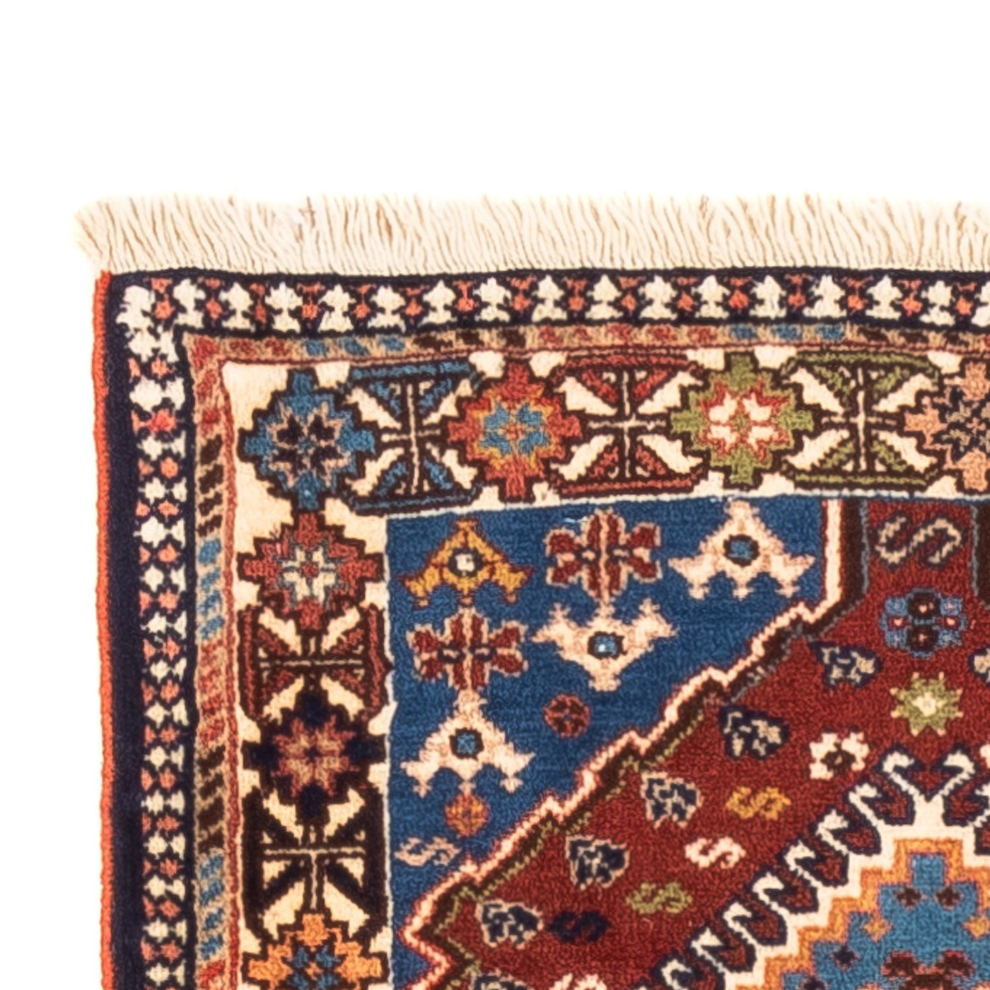 Løper Persisk teppe - Nomadisk - 194 x 60 cm - rød