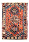 Yalameh Teppe 81x125cm - Persisk teppe - Rektangulær / Rød / 81 x 125 cm Rektangulær