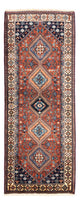 Løper Persisk teppe - Nomadisk - 205 x 83 cm - rød