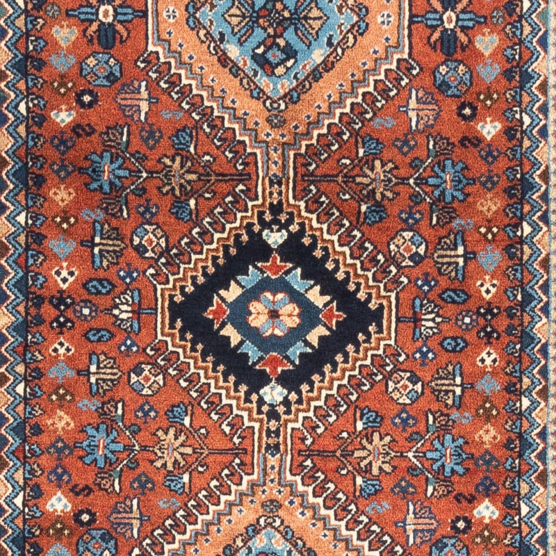 Løper Persisk teppe - Nomadisk - 205 x 83 cm - rød
