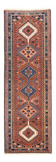 Løper Persisk teppe - Nomadisk - 195 x 60 cm - rød