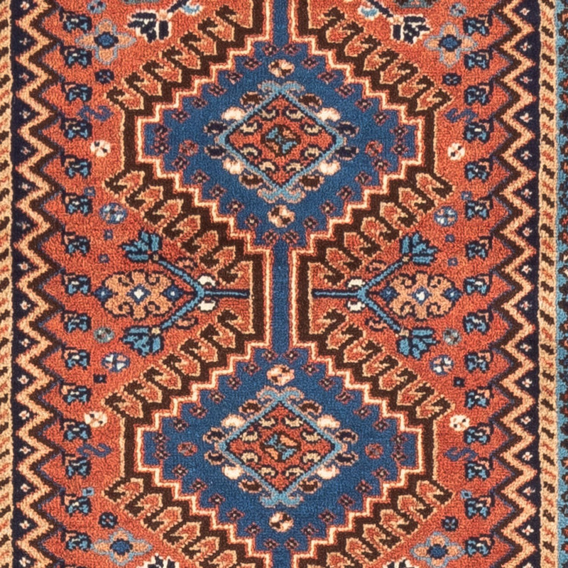 Løper Persisk teppe - Nomadisk - 195 x 60 cm - rød