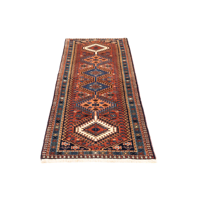 Løper Persisk teppe - Nomadisk - 195 x 60 cm - rød