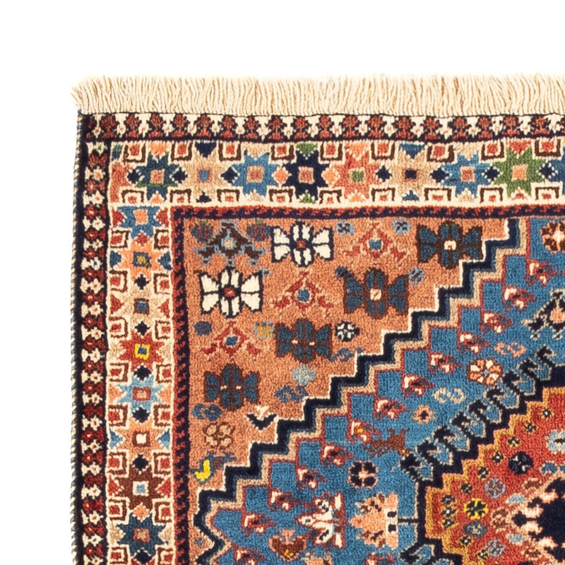 Persisk teppe - Nomadisk - 122 x 83 cm - blå