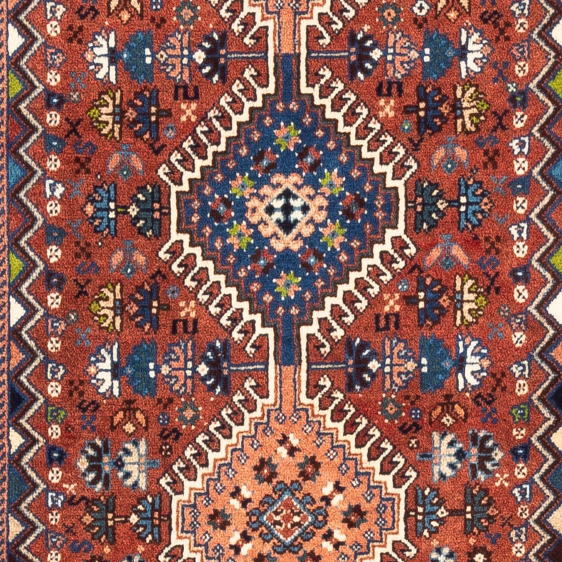 Løper Persisk teppe - Nomadisk - 195 x 80 cm - rød