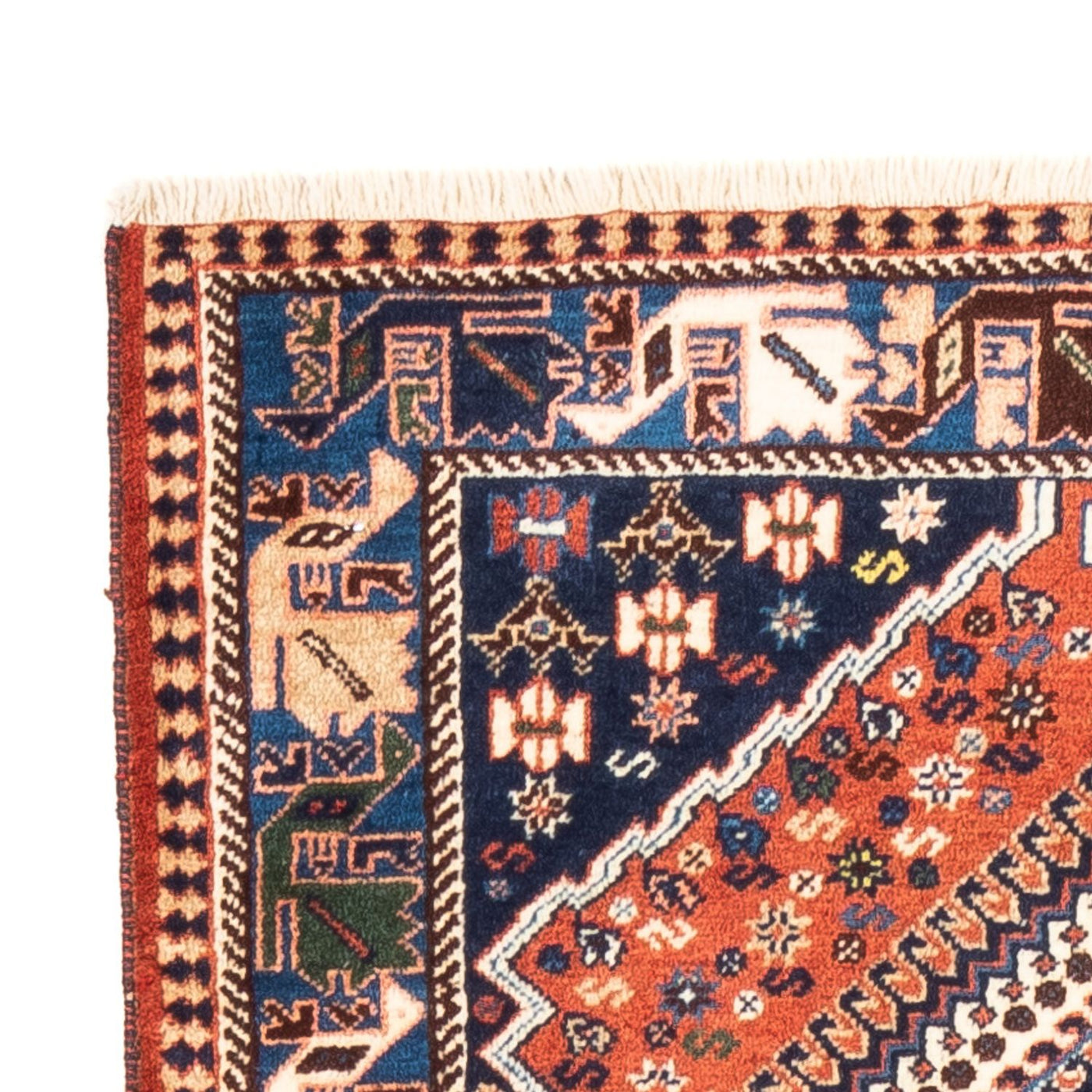 Løper Persisk teppe - Nomadisk - 210 x 80 cm - rød