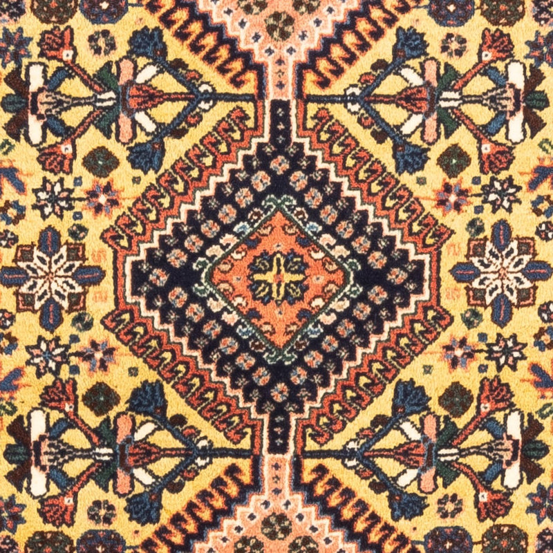 Persisk teppe - Nomadisk - 123 x 83 cm - gul