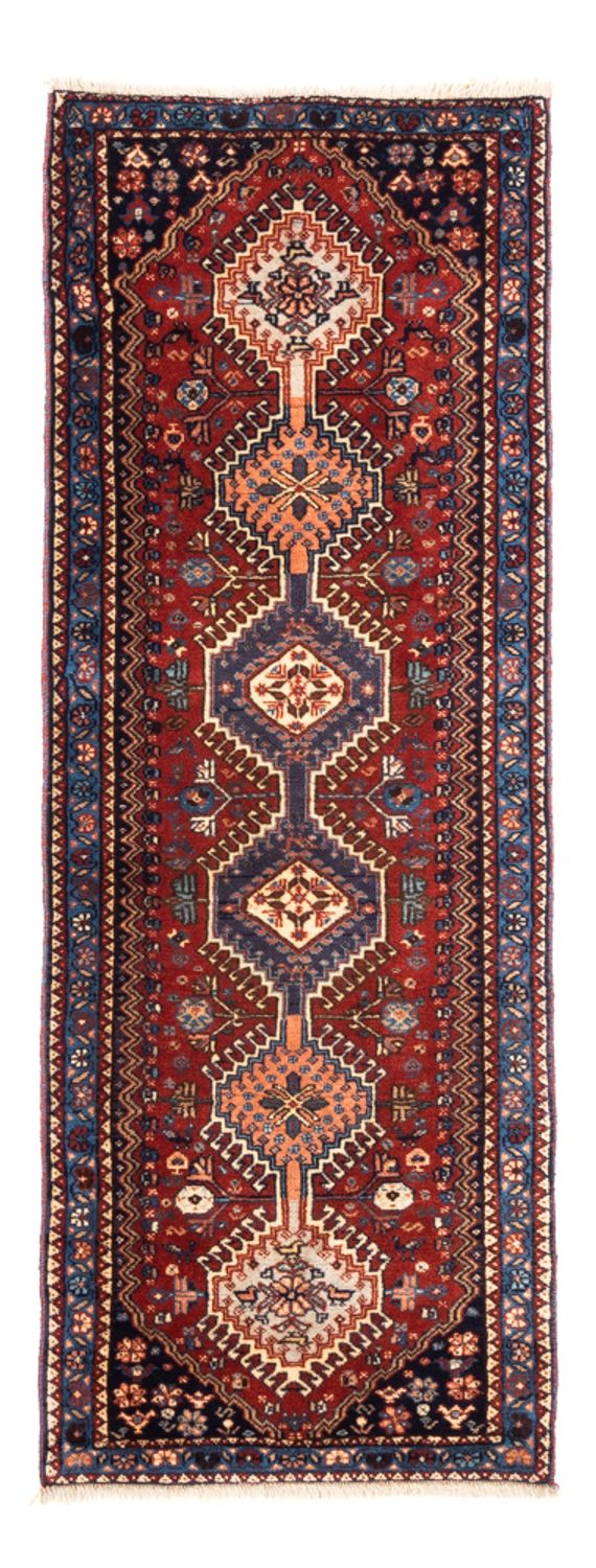 Løper Persisk teppe - Nomadisk - 153 x 55 cm - rød