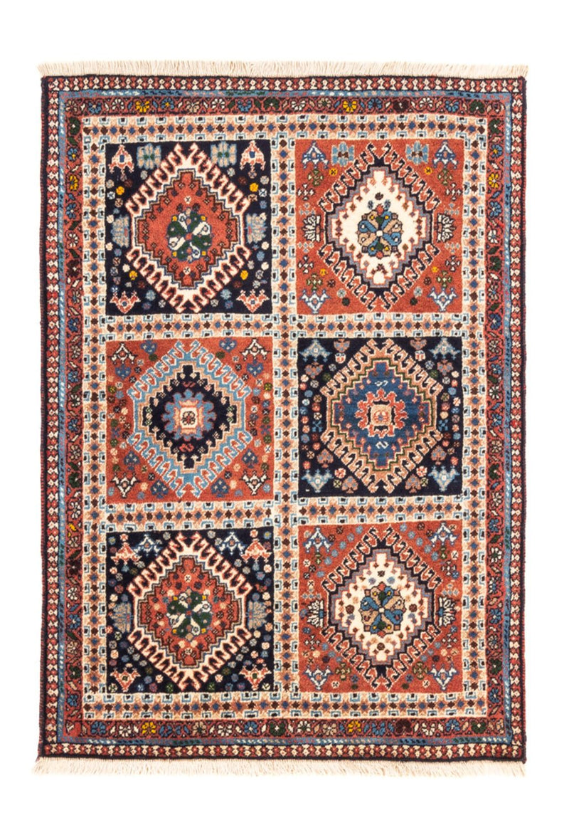 Persisk teppe - Nomadisk - 116 x 82 cm - flerfarget