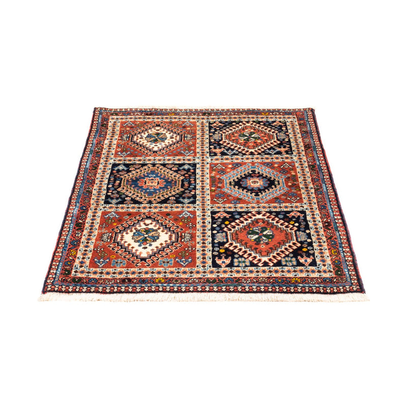 Persisk teppe - Nomadisk - 116 x 82 cm - flerfarget