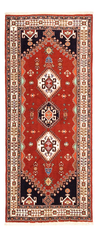 Løper Persisk teppe - Nomadisk - 203 x 85 cm - rød – product image