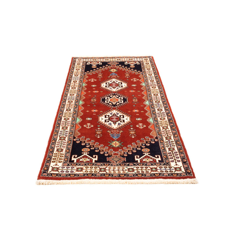Løper Persisk teppe - Nomadisk - 203 x 85 cm - rød