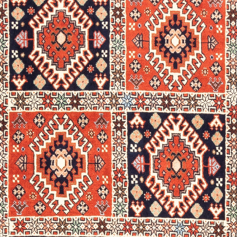 Løper Persisk teppe - Nomadisk - 205 x 83 cm - flerfarget