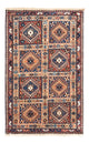 Persisk teppe - Nomadisk - 132 x 82 cm - flerfarget