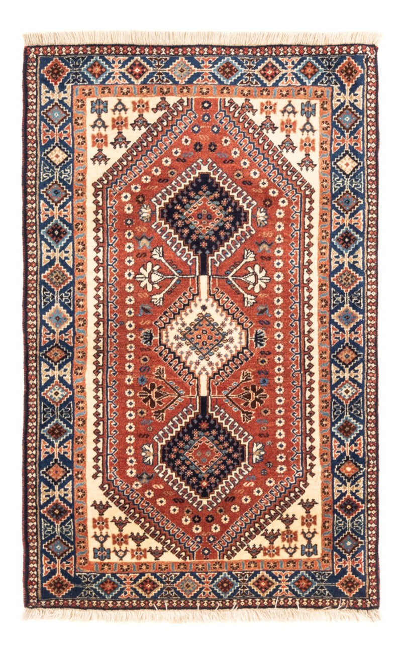 Persisk teppe - Nomadisk - 131 x 82 cm - rød