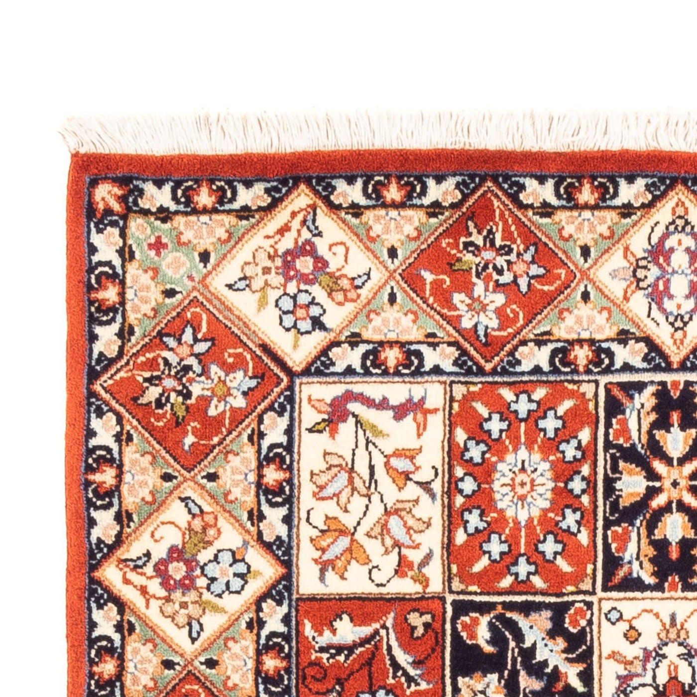 Persisk teppe - klassisk - 145 x 96 cm - flerfarget