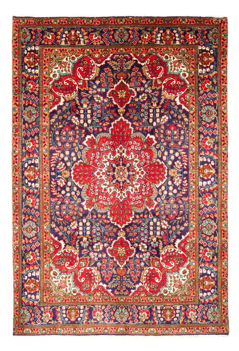 Persisk teppe - Tabriz - 300 x 206 cm - mørkeblå