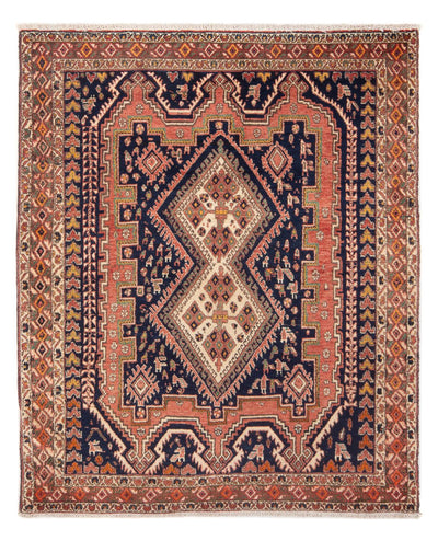 Afshar Sirjan Teppe 133x167cm - Persisk teppe - rød