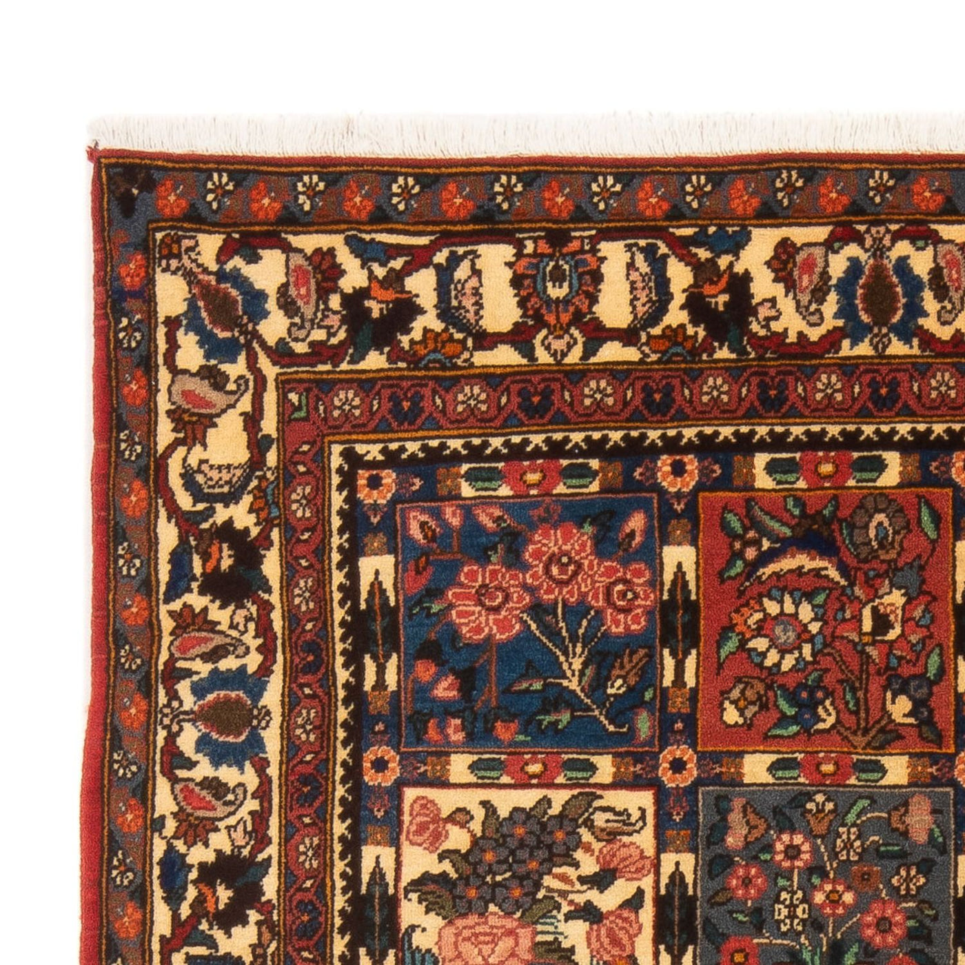 Persisk teppe - Nomadisk - 205 x 137 cm - flerfarget