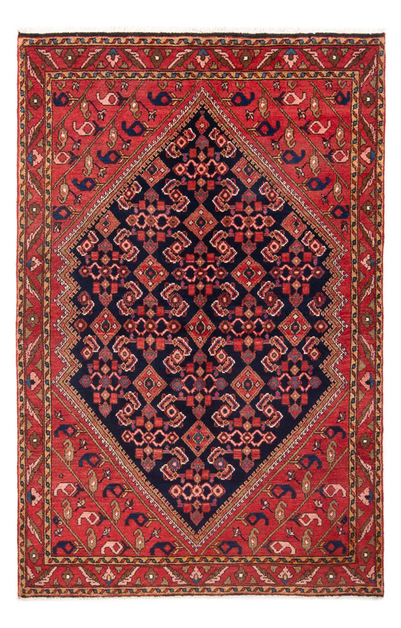 Persisk teppe - Nomadisk - 218 x 140 cm - mørkeblå