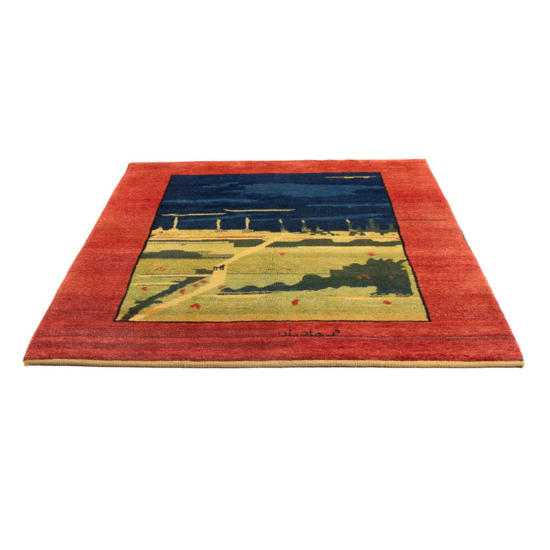 Persisk Gabbeh Teppe 140x180cm - Perserteppich Wollteppich