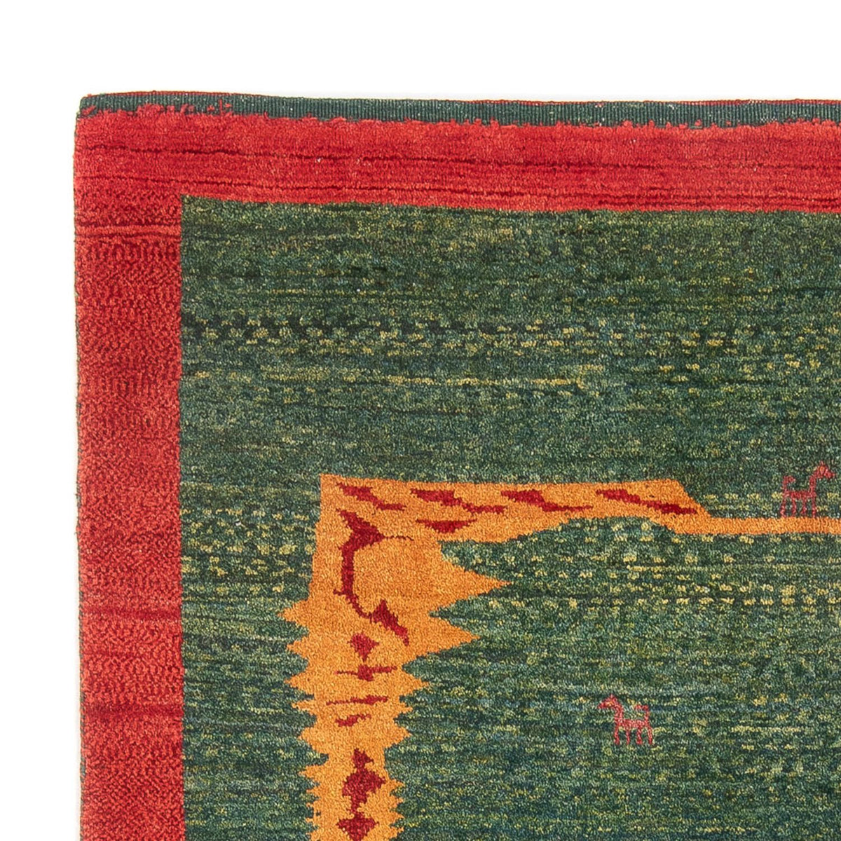 Persisk Gabbeh Teppe 170x226cm - Perserteppich Wollteppich