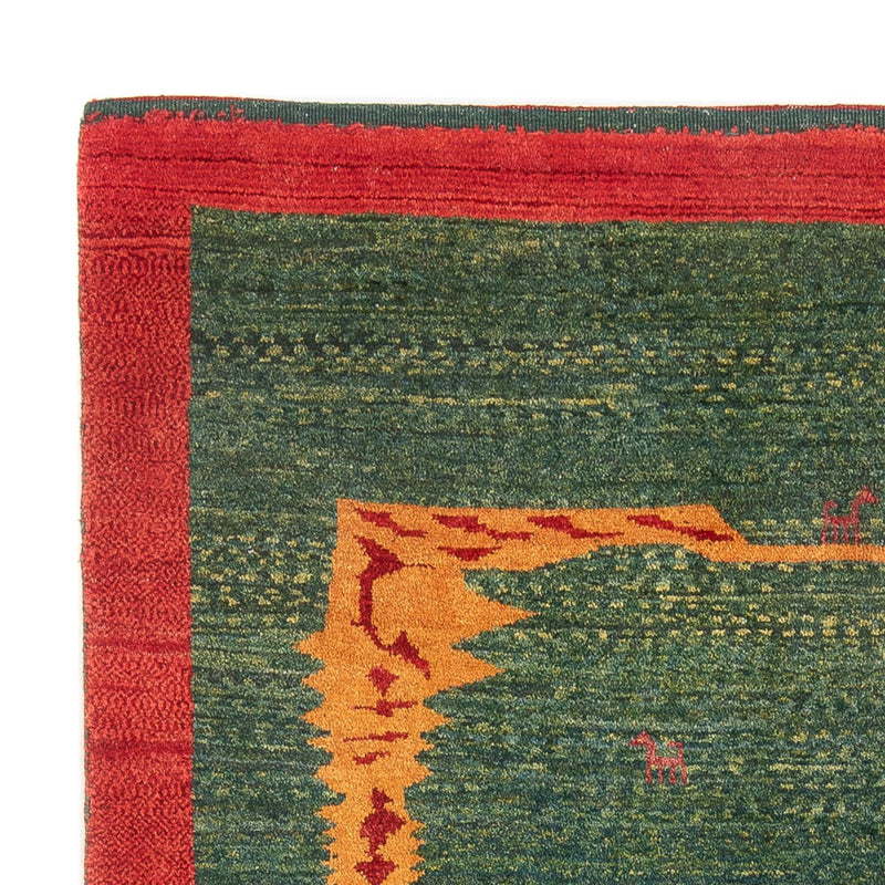 Persisk Gabbeh Teppe 170x226cm - Perserteppich Wollteppich