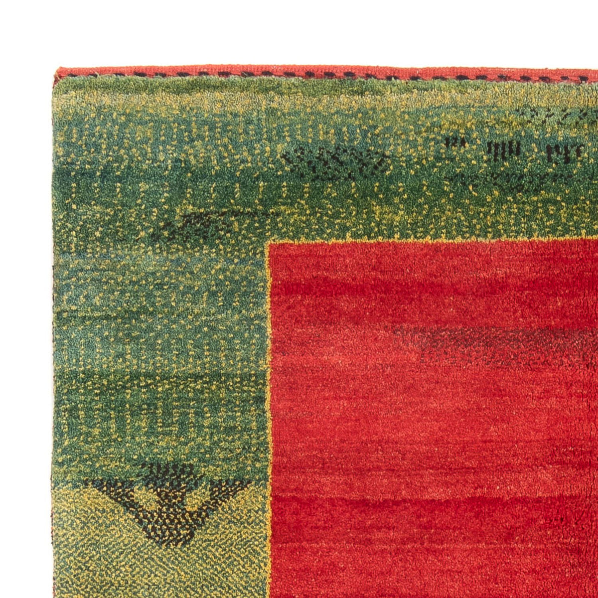 Persisk Gabbeh Teppe 152x198cm - Perserteppich Wollteppich