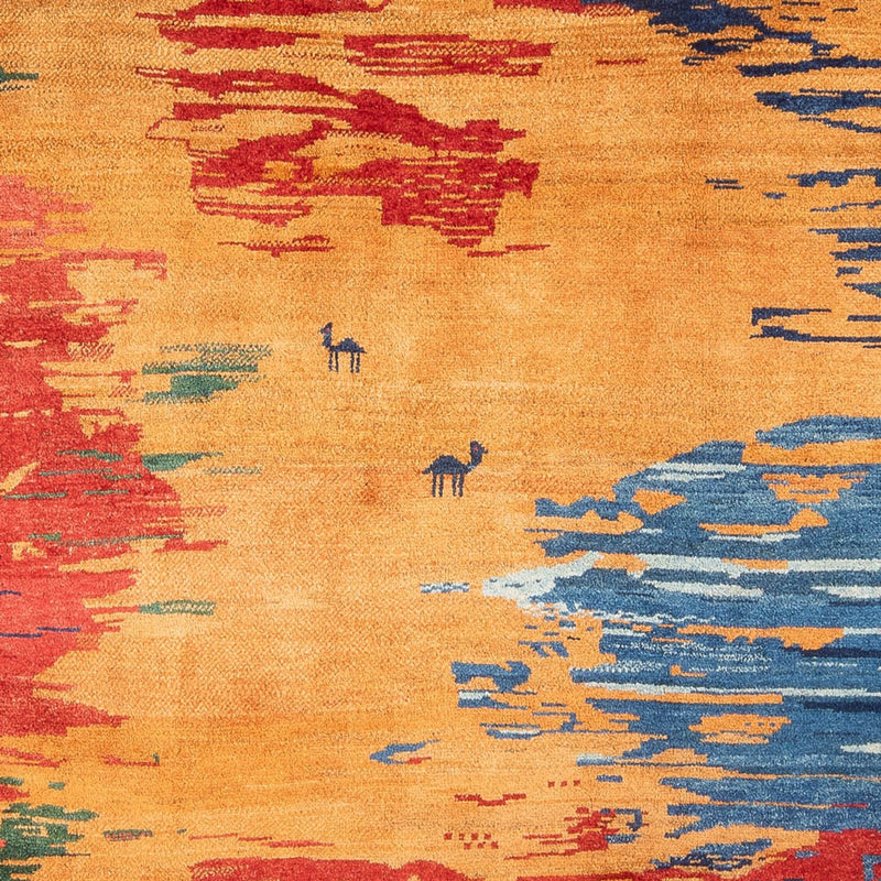 Persisk Gabbeh Teppe 234x282cm - Perserteppich Wollteppich