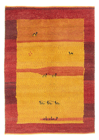 Persisk Gabbeh Teppe 124x170cm - Perserteppich Wollteppich