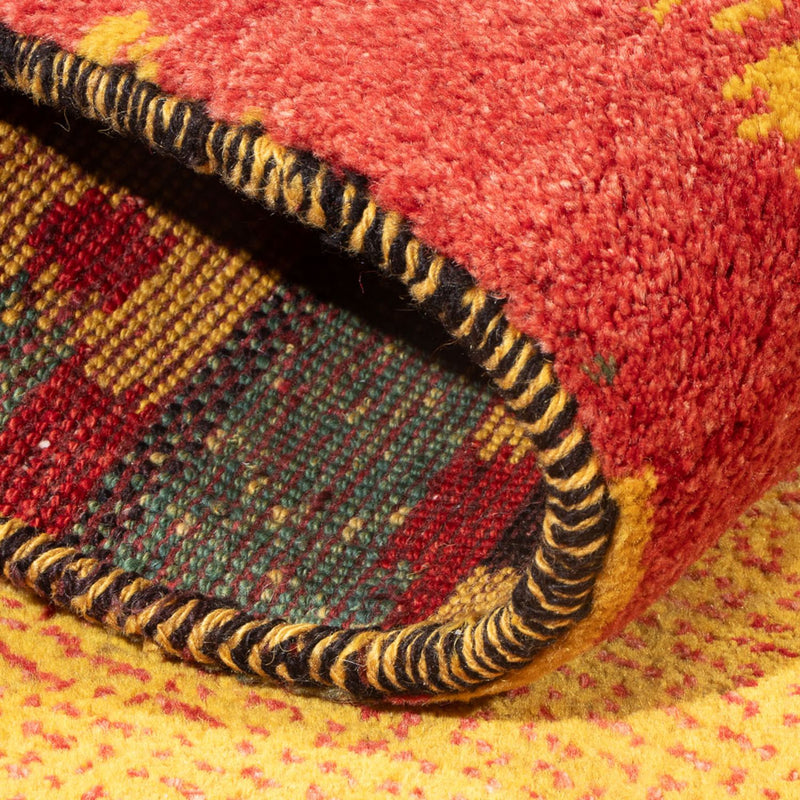 Persisk Gabbeh Teppe 120x152cm - Perserteppich Wollteppich
