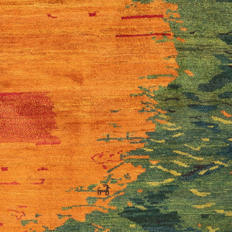 Persisk Gabbeh Teppe 232x200cm - Perserteppich Wollteppich