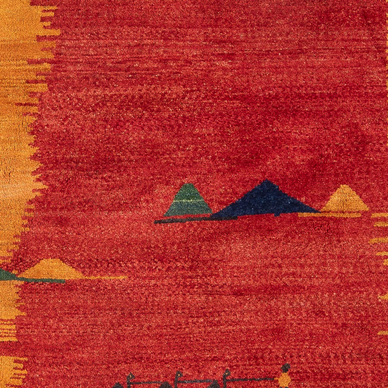Persisk Gabbeh Teppe 200x234cm - Perserteppich Wollteppich