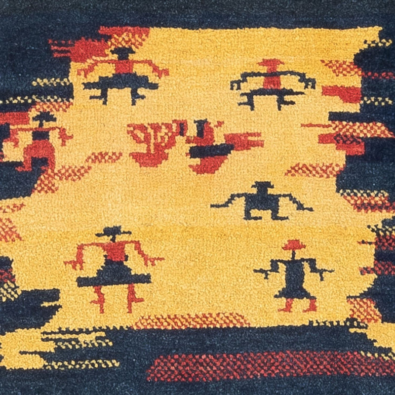 Persisk Gabbeh Teppe 120x92cm - Perserteppich Wollteppich