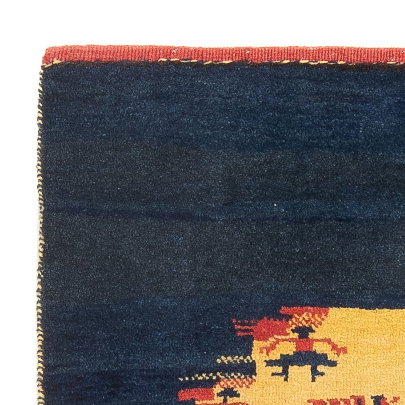 Persisk Gabbeh Teppe 120x92cm - Perserteppich Wollteppich