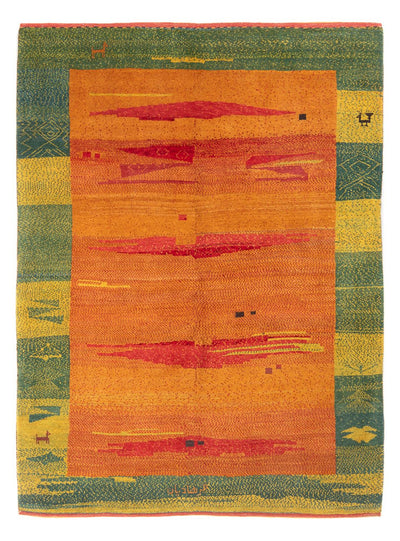 Persisk Gabbeh Teppe 173x218cm - Perserteppich Wollteppich