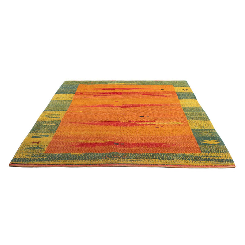 Persisk Gabbeh Teppe 218x173cm - Perserteppich Wollteppich