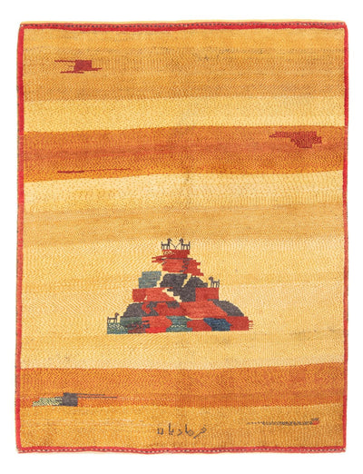 Persisk Gabbeh Teppe 153x187cm - Perserteppich Wollteppich