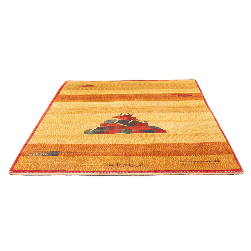 Persisk Gabbeh Teppe 153x187cm - Perserteppich Wollteppich