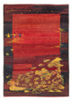 Persisk Gabbeh Teppe 127x176cm - Perserteppich Wollteppich