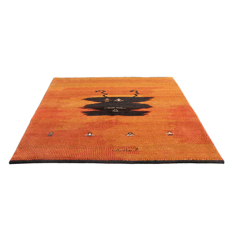 Persisk Gabbeh Teppe 196x150cm - Perserteppich Wollteppich