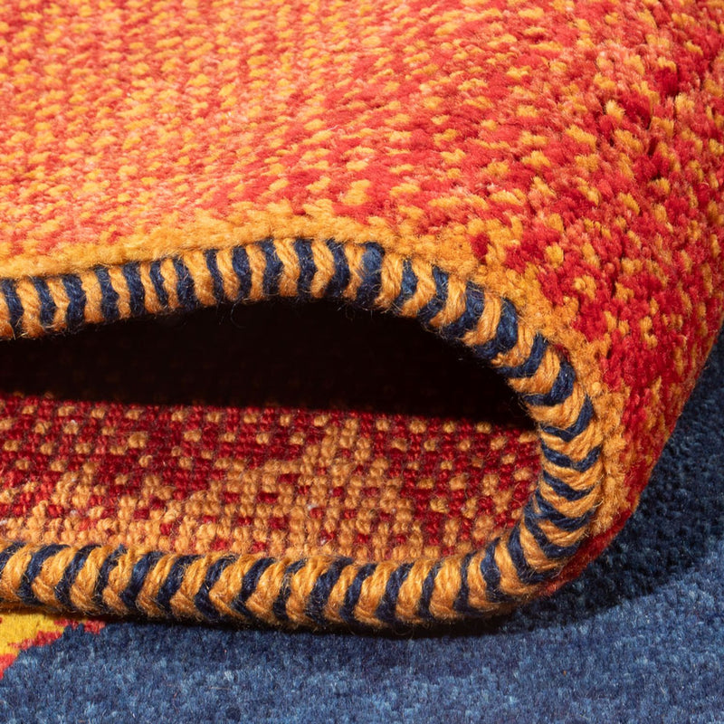 Persisk Gabbeh Teppe 193x150cm - Perserteppich Wollteppich